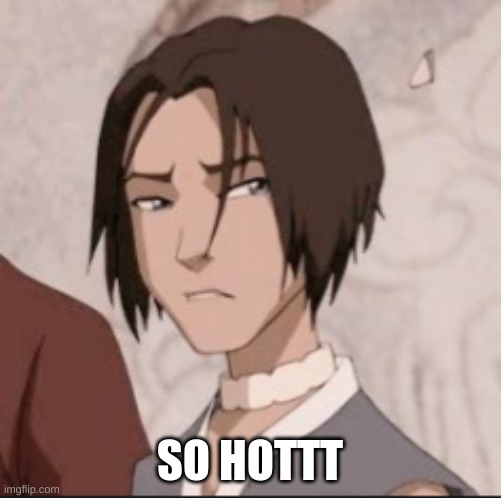 Sokka with his hair down | SO HOTTT | image tagged in sokka with his hair down | made w/ Imgflip meme maker