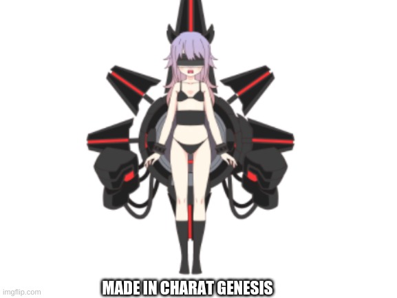 MADE IN CHARAT GENESIS | image tagged in blank white template | made w/ Imgflip meme maker