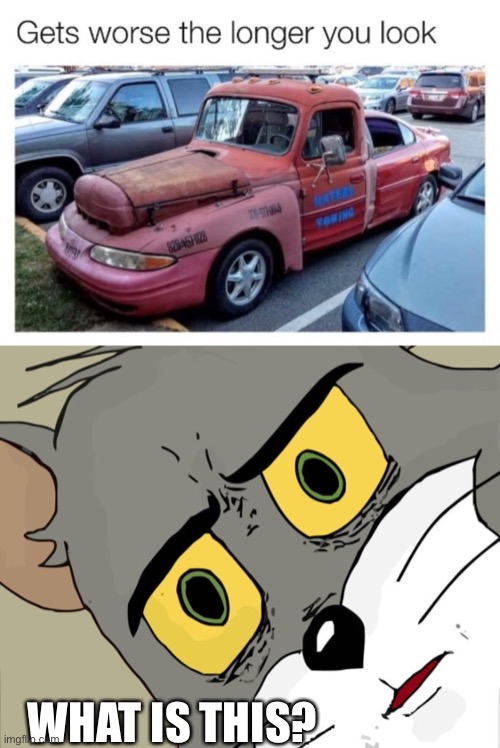 It's, like, three cars in one | WHAT IS THIS? | image tagged in car | made w/ Imgflip meme maker