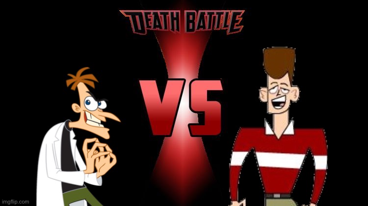 Doofenshirtz vs JFK from Clone High | image tagged in death battle,clone high,doofenshmirtz,jfk,phineas and ferb,memes | made w/ Imgflip meme maker