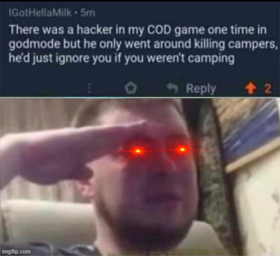 Salute | image tagged in funny,hackers,legend | made w/ Imgflip meme maker