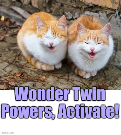 Wonder Twin Powers, Activate! | made w/ Imgflip meme maker