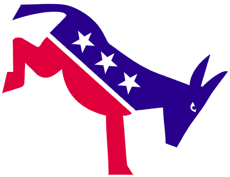 Democrat Donkey Kicking Blank Meme Template