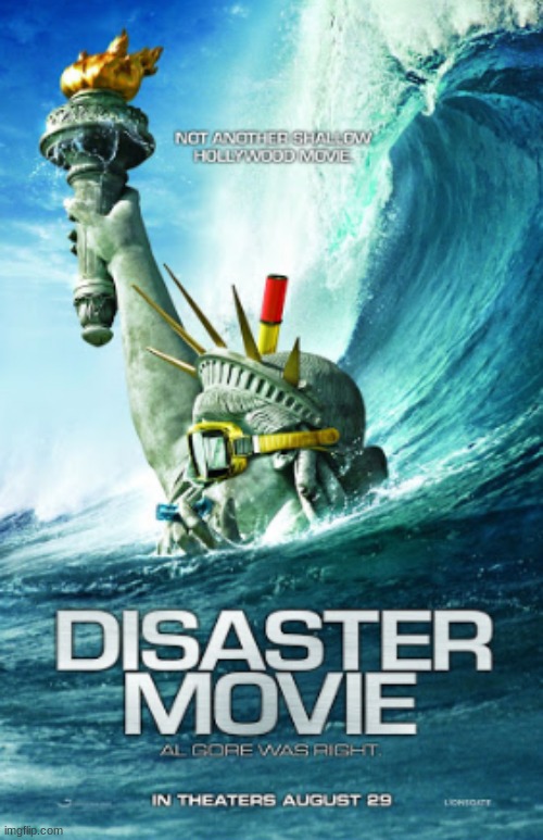 From the makers of Meet the Spartans, comes a parody of dozens of films that's even more stupid. | image tagged in disaster movie,movies,matt lanter,kim kardashian,carmen electra,tony cox | made w/ Imgflip meme maker
