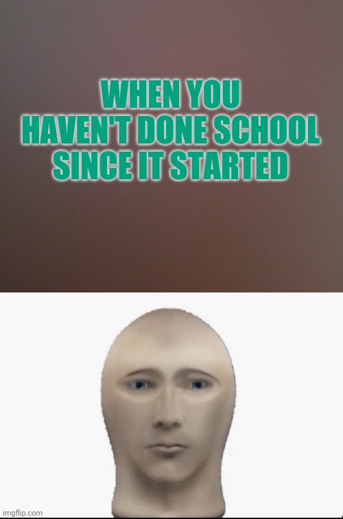 Thats me right there | WHEN YOU HAVEN'T DONE SCHOOL SINCE IT STARTED | image tagged in meme man looking forward,school,funny,meme,relatable,tired | made w/ Imgflip meme maker