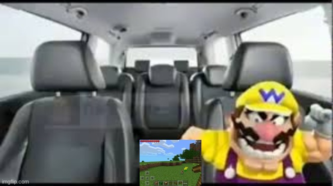 Wario gets in a car crash while playing minecraft and fucking dies.mp3 | image tagged in wario,minecraft | made w/ Imgflip meme maker