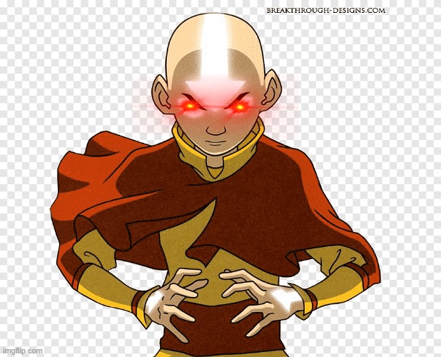 TRIGGERED AANG | made w/ Imgflip meme maker