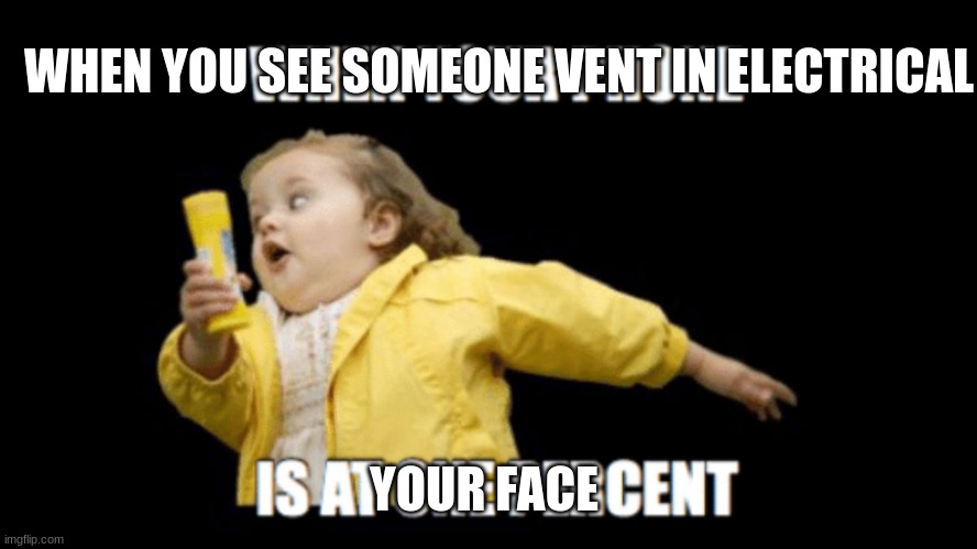 Among Us | WHEN YOU SEE SOMEONE VENT IN ELECTRICAL; YOUR FACE | image tagged in funny memes | made w/ Imgflip meme maker