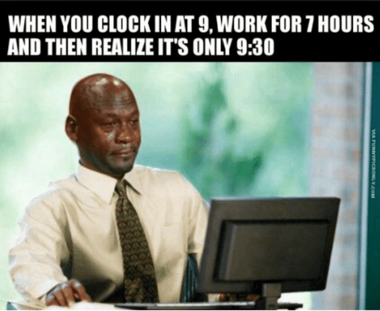 High Quality Work Stress Blank Meme Template