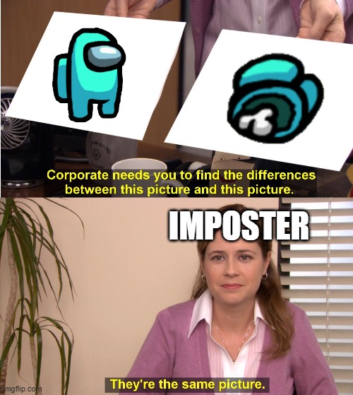 They're The Same Picture | IMPOSTER | image tagged in memes,they're the same picture | made w/ Imgflip meme maker