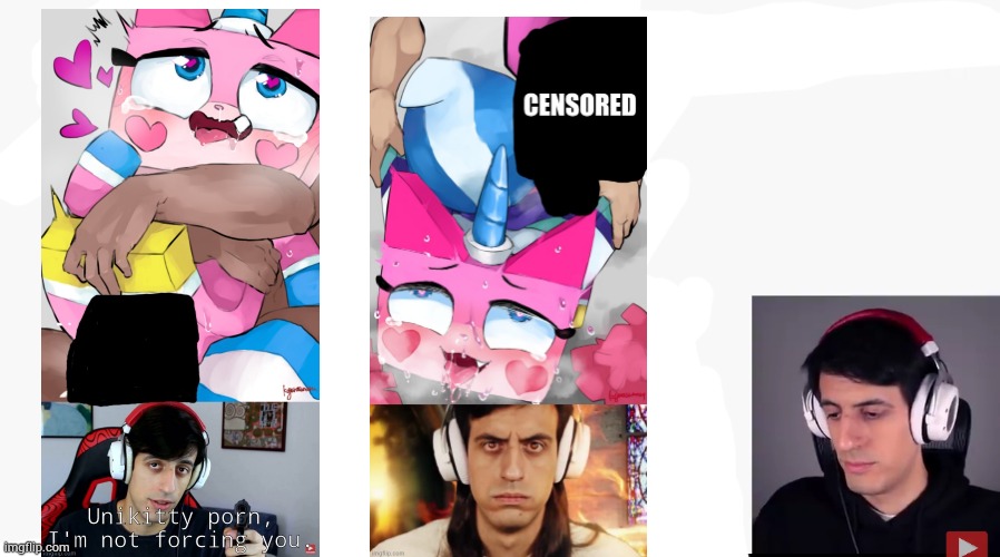 Davie504 Reacts Unikitty Hentai Haters | image tagged in davie504,reactions,unikitty,rule 34,hentai,hentai_haters | made w/ Imgflip meme maker