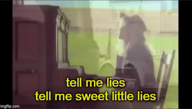 High Quality Fleetwood Mac Tell Me Lies Blank Meme Template