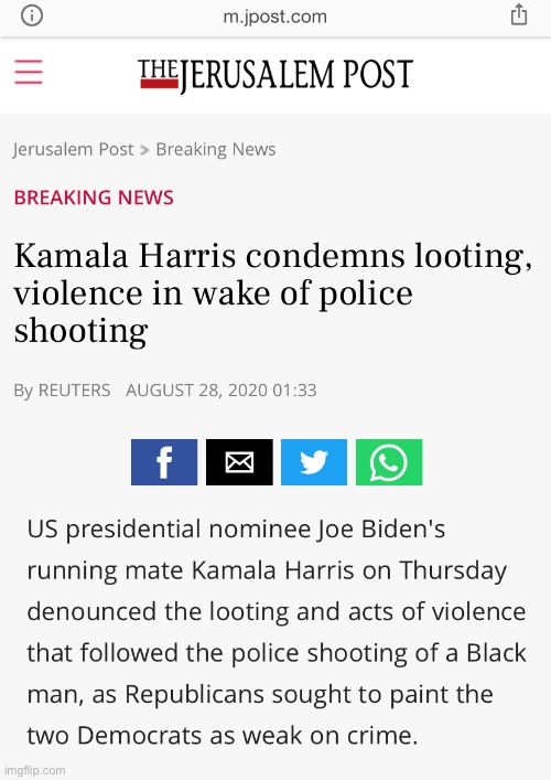 Did Kamala Harris condemn looting and violence? Funny you should ask | image tagged in kamala harris | made w/ Imgflip meme maker