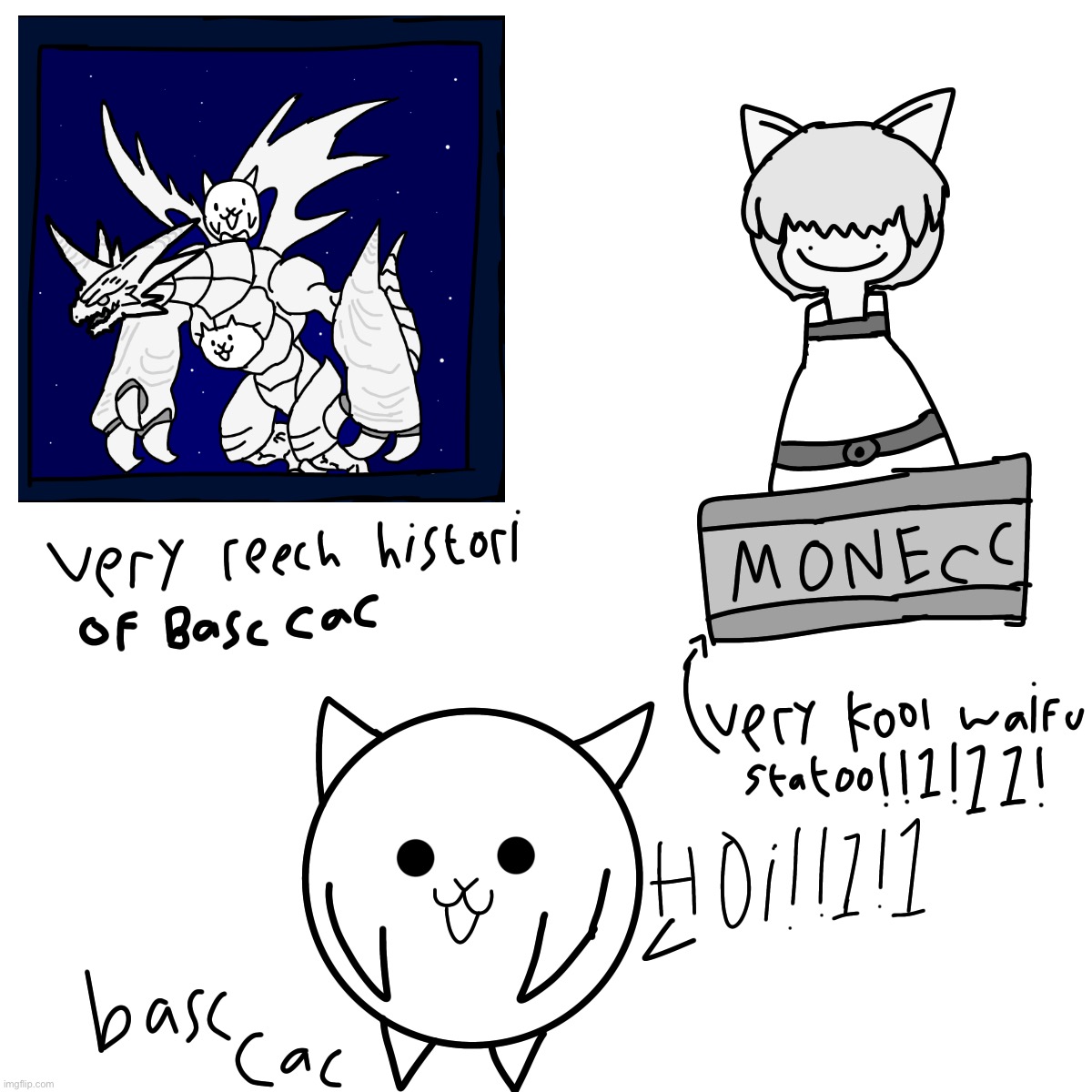 Imgtale Basic cat (Basc cac) (temmie/village temmies) (with the props if you want :/) | image tagged in memes,funny,oc,cats,imgtale,undertale | made w/ Imgflip meme maker