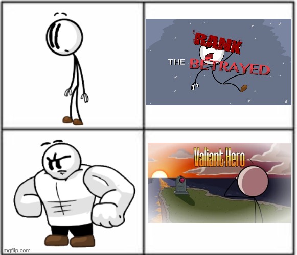 Betrayed No Charles Betrayed Yes | image tagged in buff henry stickmin | made w/ Imgflip meme maker