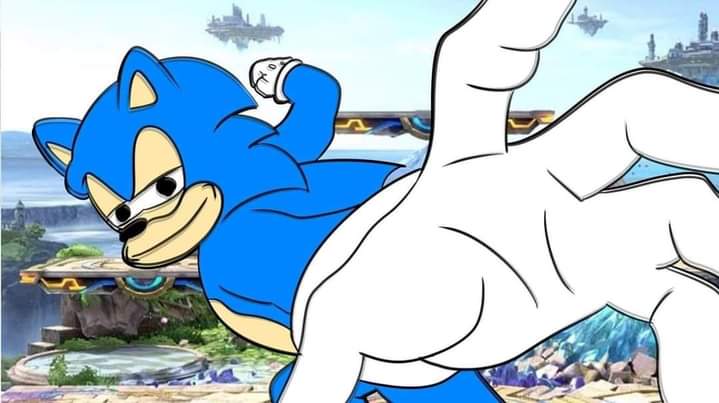Sonic punch Blank Meme Template