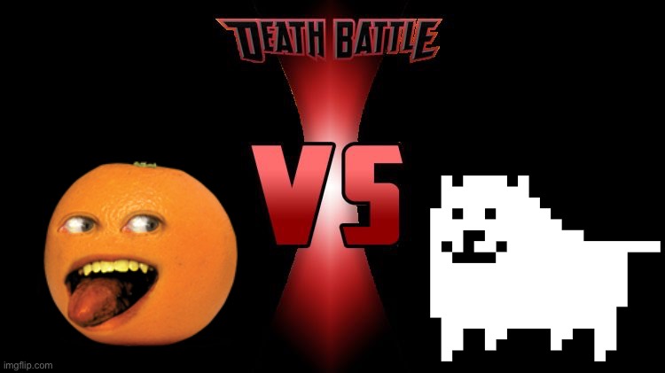 Annoying Orange vs Annoying Dog | image tagged in death battle,annoying orange,annoying dog,undertale,memes | made w/ Imgflip meme maker