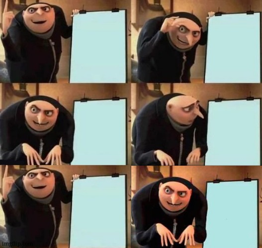 Gru's Plan 6 Panel Meme Generator - Imgflip