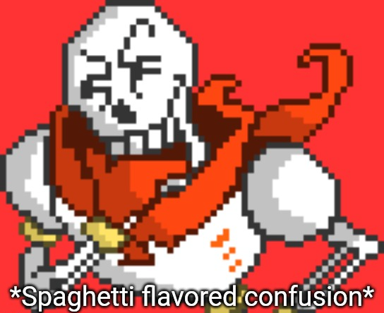 Spaghetti Flavored Confusion Blank Meme Template