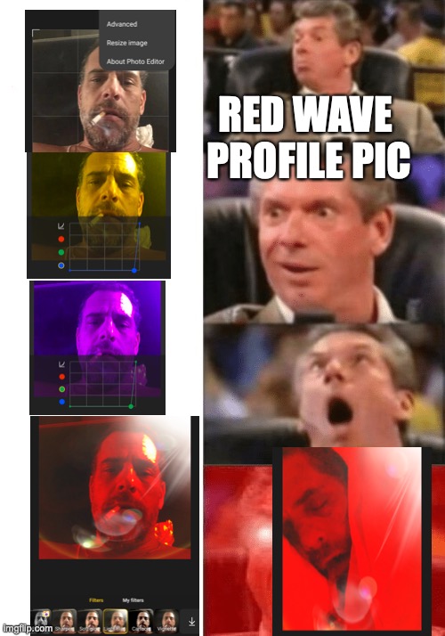 Keeps getting better | RED WAVE 
PROFILE PIC | image tagged in keeps getting better | made w/ Imgflip meme maker