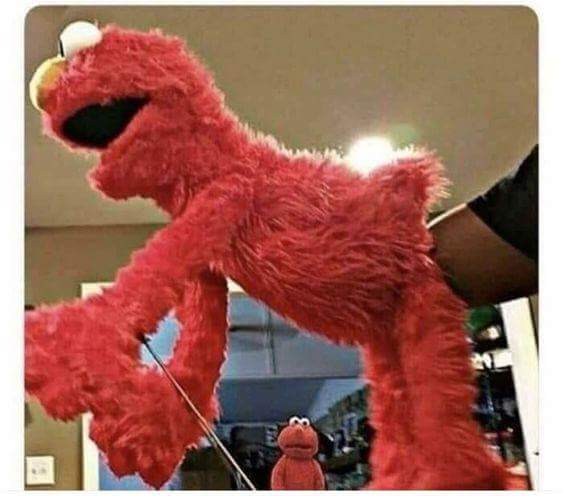 Two Elmos Blank Meme Template