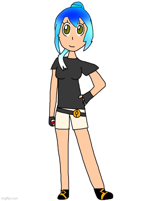 Pokemon trainer frozetta (yes this is my outfit in pokemon go) | made w/ Imgflip meme maker