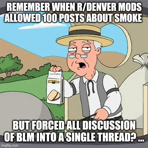 Pepperidge Farm Remembers Meme | REMEMBER WHEN R/DENVER MODS ALLOWED 100 POSTS ABOUT SMOKE; BUT FORCED ALL DISCUSSION OF BLM INTO A SINGLE THREAD? ... | image tagged in memes,pepperidge farm remembers,DenverProtests | made w/ Imgflip meme maker