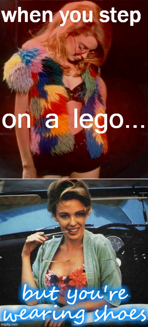 oh what a feelin | when you step; on a lego... but you're wearing shoes | image tagged in kylie car,lego,legos,stepping on a lego,that feeling when,relief | made w/ Imgflip meme maker