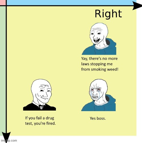 well damn those rights didn't last long | image tagged in libertarian weed smokers,repost,libertarian,libertarians,libertarianism,political meme | made w/ Imgflip meme maker