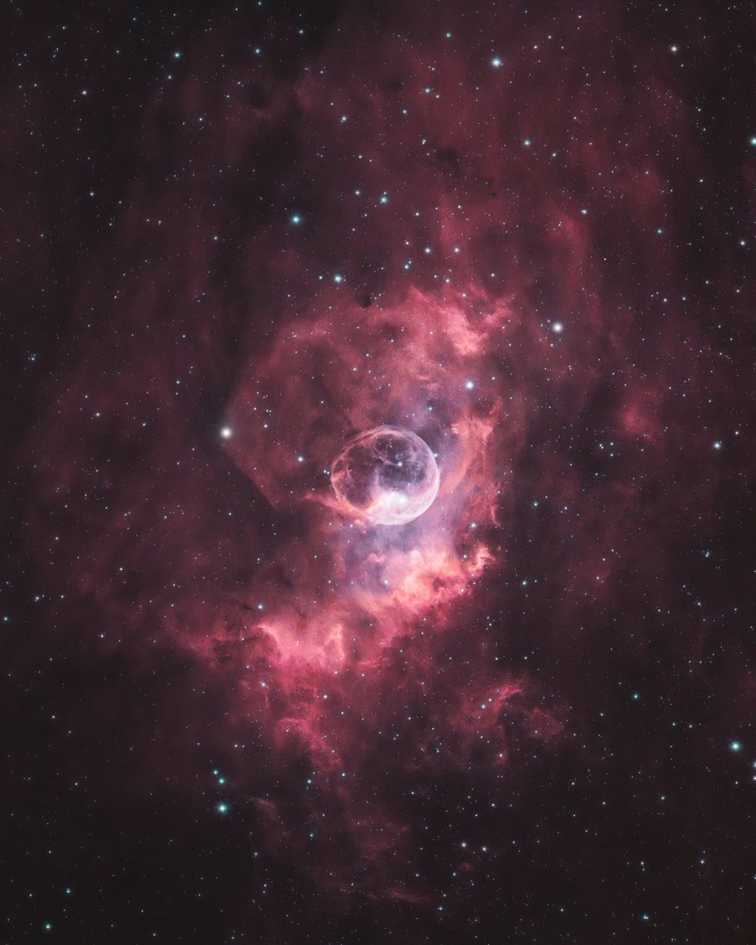 The Bubble Nebula Blank Meme Template