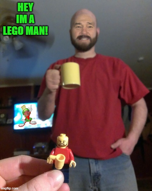 HEY IM A LEGO MAN! | made w/ Imgflip meme maker