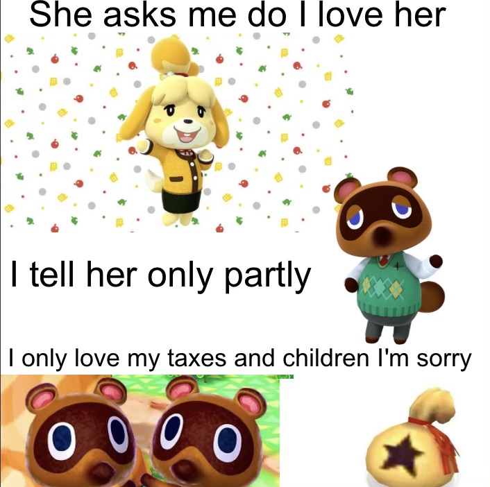 Animal crossing Blank Meme Template