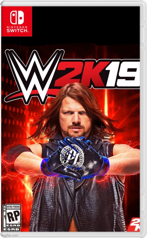 What if 2K made WWE2K19 for the Switch, not only for PS4 or Xbox One. | image tagged in nintendo switch,wwe,2k,aj styles | made w/ Imgflip meme maker
