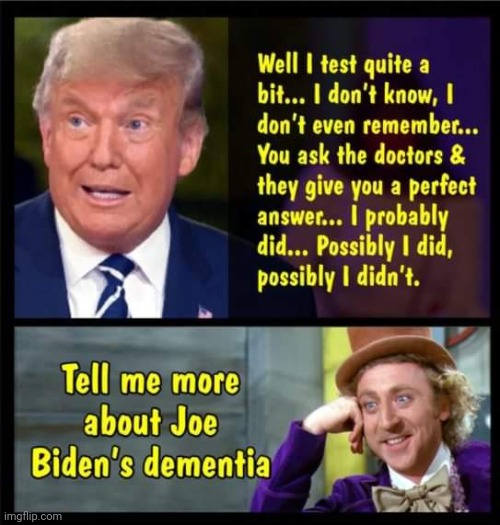 image tagged in dementia,donald trump | made w/ Imgflip meme maker