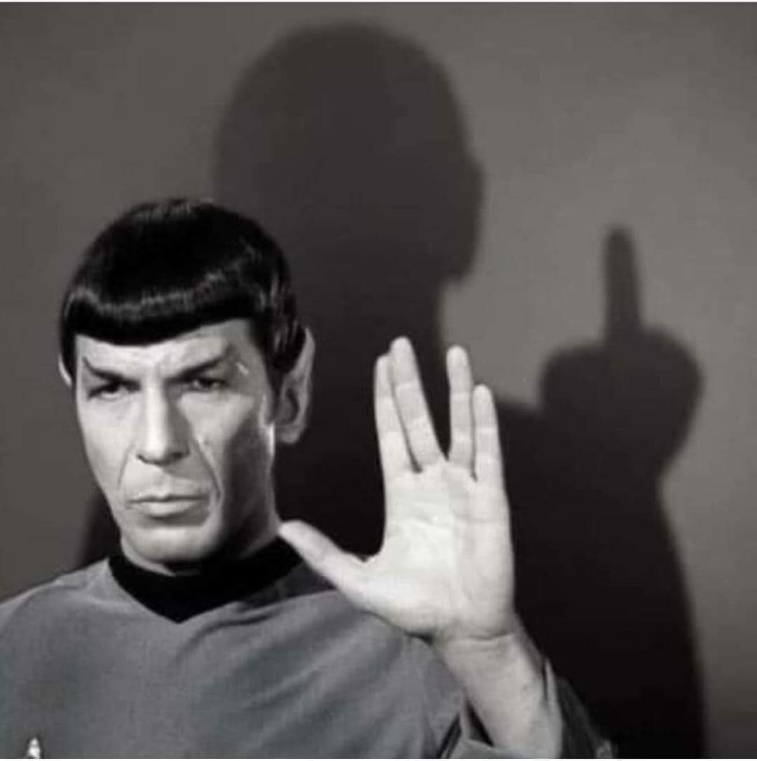 Spock's inner thoughts Blank Meme Template