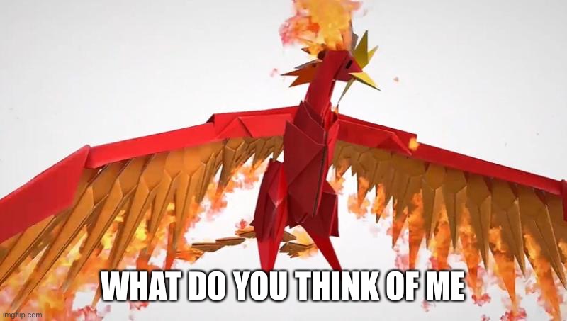 *suddenly regrets because i am sorta sensitive* | WHAT DO YOU THINK OF ME | made w/ Imgflip meme maker