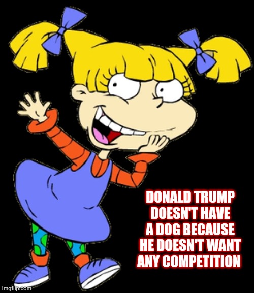 It's A Sociopath Thing | DONALD TRUMP DOESN'T HAVE A DOG BECAUSE HE DOESN'T WANT ANY COMPETITION | image tagged in memes,trump unfit unqualified dangerous,lock him up,liar in chief,sociopath,trump lies | made w/ Imgflip meme maker