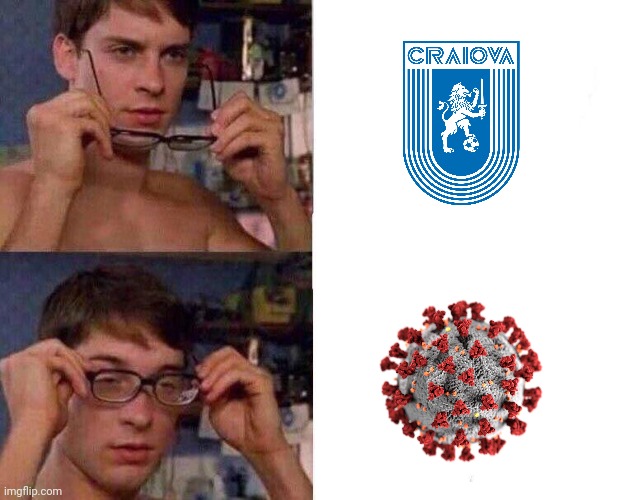 Dinamo 0:1 Craiova. CSU, New Romanian Champions??? | image tagged in spiderman glasses,memes,futbol,romania | made w/ Imgflip meme maker