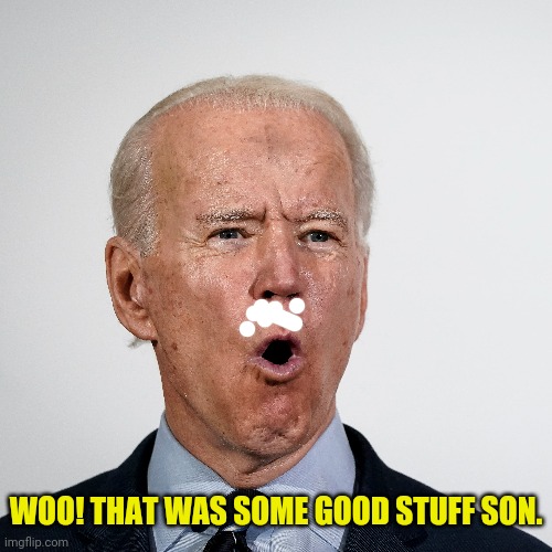 WOO! THAT WAS SOME GOOD STUFF SON. | made w/ Imgflip meme maker