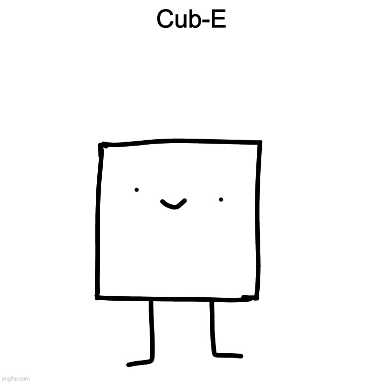 I have no idea | Cub-E | image tagged in memes,funny,oc,cube,square,lol | made w/ Imgflip meme maker