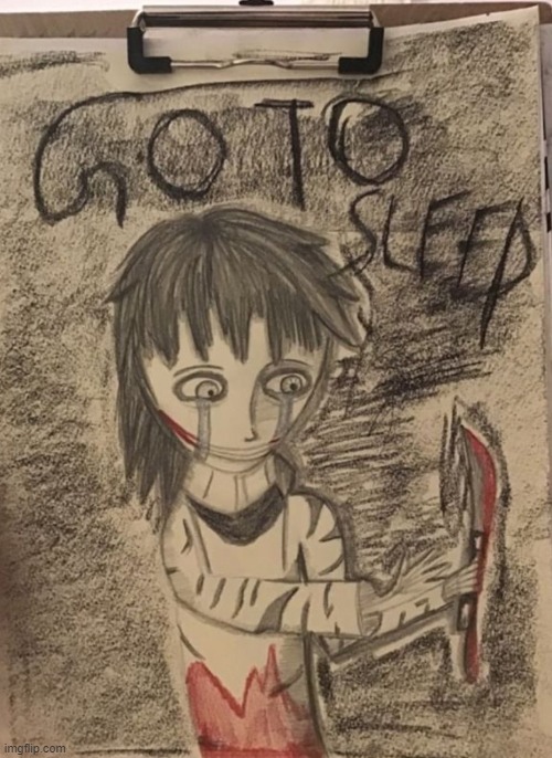 Just some Jeff the killer art. | image tagged in creepypasta,jeff the killer | made w/ Imgflip meme maker
