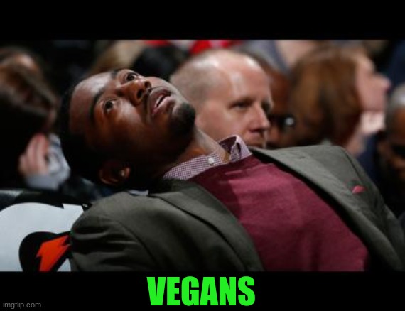 bruhh | VEGANS | image tagged in bruhh | made w/ Imgflip meme maker