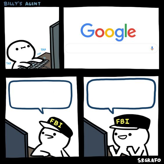 Billy FBI agent Blank Meme Template