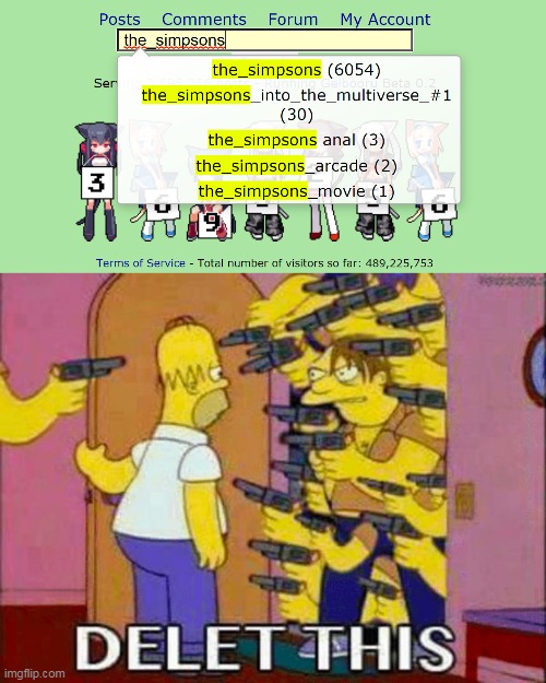 the simpsooooons | image tagged in memes,funny,delete this,the simpsons,hentai_haters,hentai | made w/ Imgflip meme maker