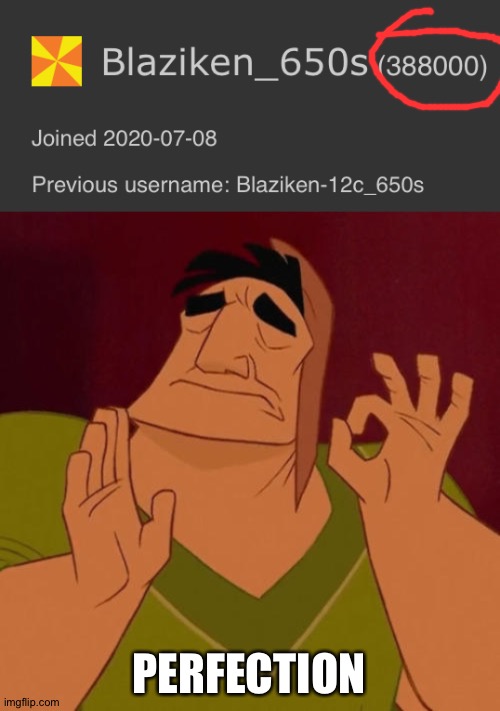 PERFECTION | image tagged in when x just right | made w/ Imgflip meme maker