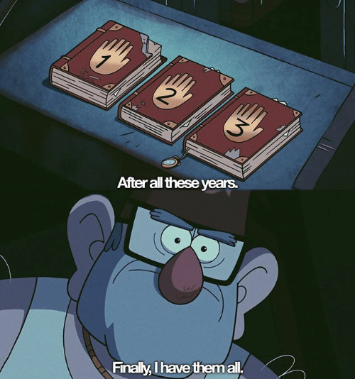 High Quality Gravity Falls Uncle Stan The Journals Blank Meme Template