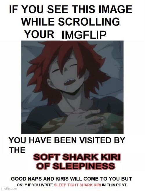 Soft  Shark Kiri is UwU | IMGFLIP | image tagged in memes,anime,mha,uwu,adorable | made w/ Imgflip meme maker