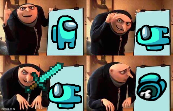 Gru being chased by AMOGUS Animated Gif Maker - Piñata Farms - The best meme  generator and meme maker for video & image memes