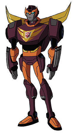 High Quality Rodimus Animated Blank Meme Template