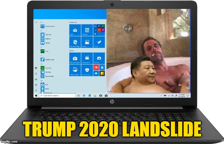 Crackhead Hunter seals the deal. | TRUMP 2020 LANDSLIDE | image tagged in election 2020,trump,biden | made w/ Imgflip meme maker